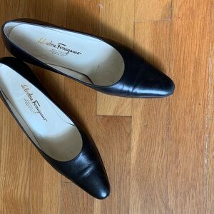 Salvatore Ferragamo black heels